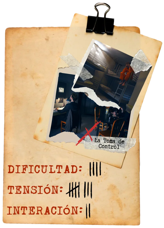 ficha la toma de control - Desarrollo de Prision